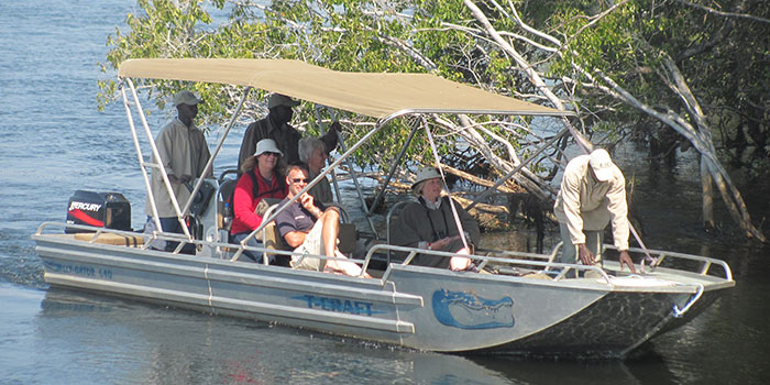Boat Crusies at Leopard Lodge